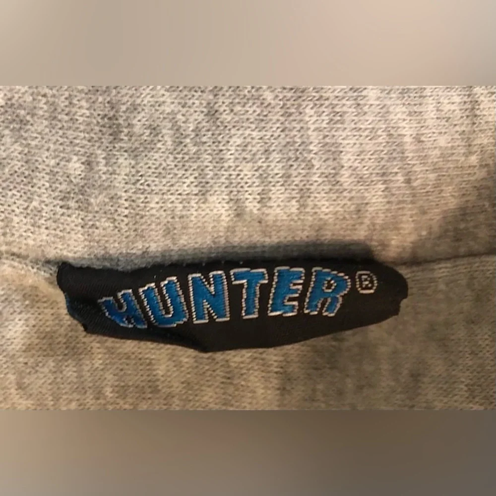 Hunter Gray Dog Hoodie with Red & Green 'U' Logo